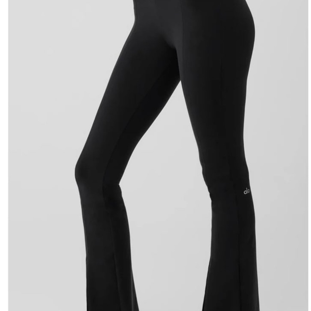 Alo Yoga Airbrush Black Flare Leggings XS